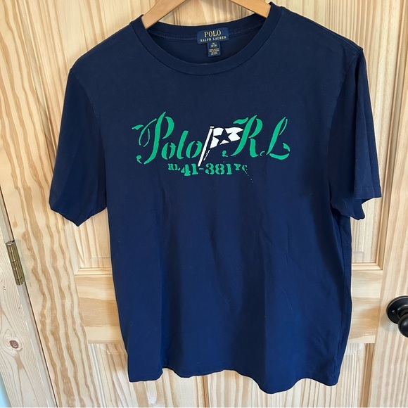 Polo Ralph Lauren Navy Boys Tee. Size 18/20. - Picture 1 of 6